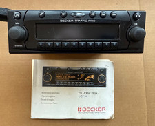 BECKER TRAFFIC PRO BE 4751 NAVISYS RADIO STEREO HEADUNIT INCL MANUAL BOOK