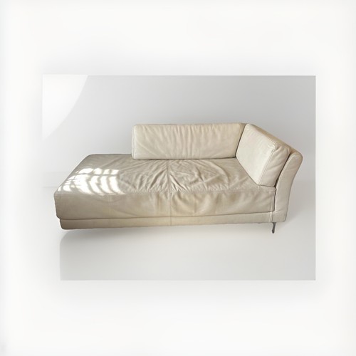 Leather sofa habitat cream - leather,