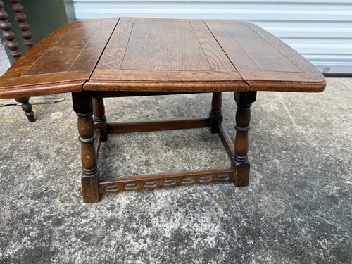 Antique oak drop leaf - oak, gateleg