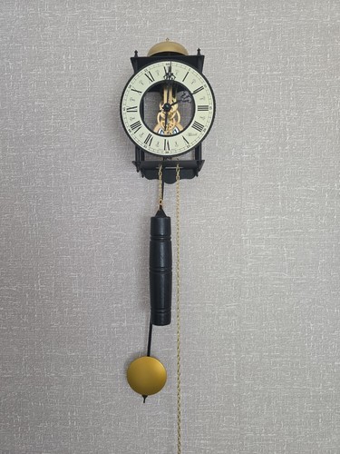 Hermle skeleton wall clock - skeleton,