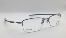 Oakley Lizard Half Rim Pewter 54 Lens 18 Bridge Glasses Frames Optical Titanium!