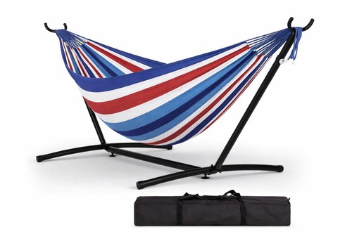 Double hammock with stand xxl - hammock,