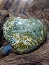 Beautiful Ocean Jasper Heart