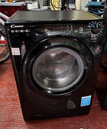 Candy smart 9kg black front - candy,