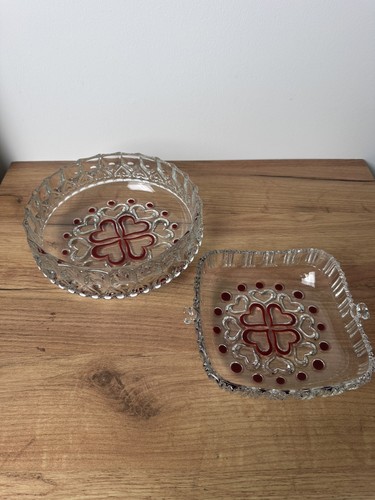 Vintage walther glass bowls - glass,