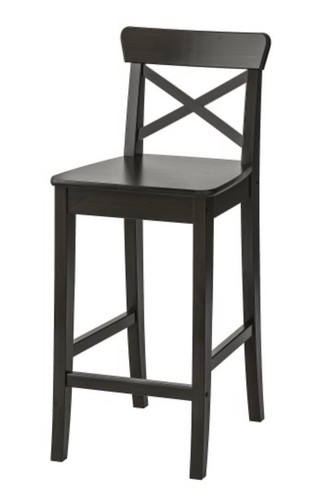 Ikea ingolf bar stool chair - ikea,