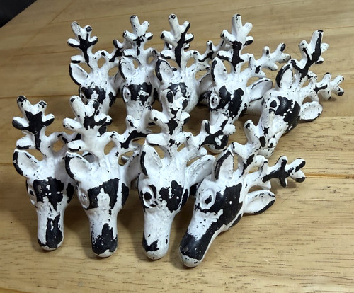 Cast iron deer stag - deer, head