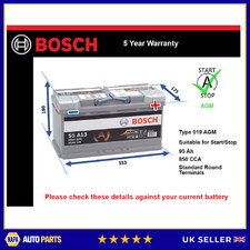 AGM Battery fits BUGATTI