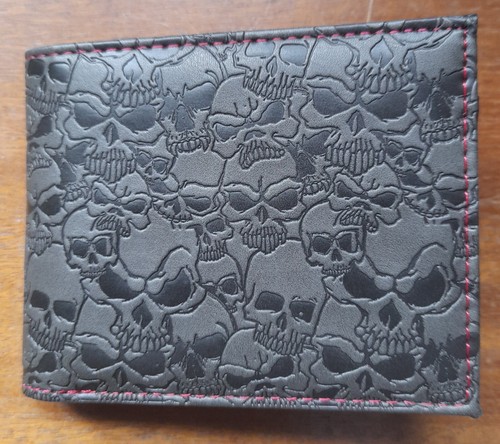 Skull wallet card holder - wallet, id