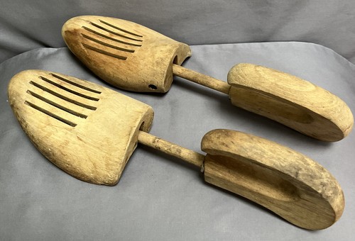 Vintage pair folding wooden - pair,