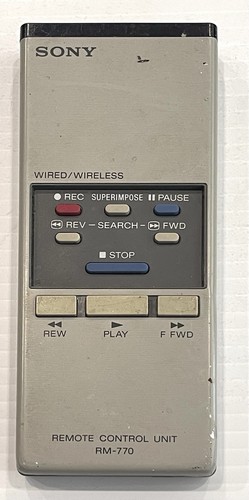 Vintage sony 770 remote - sony,