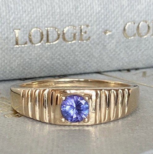 Gents 9ct gold blue - &,