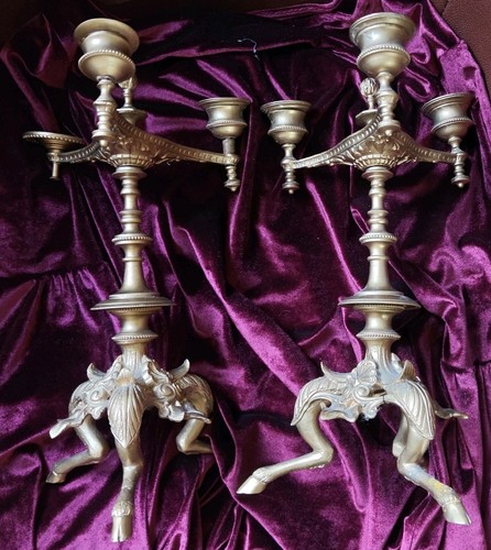 Pair antique french gilt - pair,