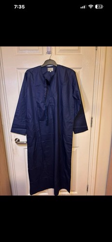 Navy blue jubbah men - jubbah, muslim