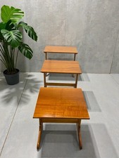 Jentique Vintage Retro Teak Mid-Century Nest of tables Danish Style MCM