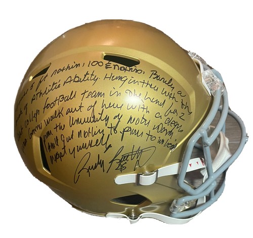 Rudy ruettiger movie quote - rudy,