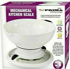 3KG TRADITIONAL WEIGHING MEASURING KITCHEN BAKING COOKING SCALE BOWL MODERN NEW 