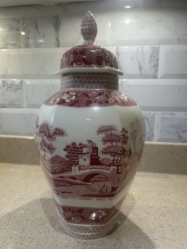Large spode pink - tower, vase
