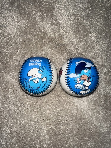 Set smurf baseball balls - baseball,