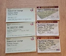 6 Scunthorpe Tickets. Inc