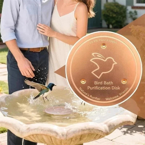 Bird bath copper - bird, 99.9%