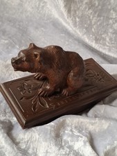 Carved Black Forest Bear