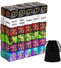 60 PCS MTG Dice - Keyword/Life
