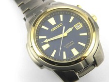 Mens Seiko Kinetic Titanium