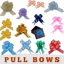 50 LARGE 30mm Ribbon Bow