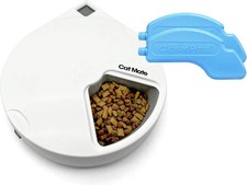 Cat Mate C500 Automatic 5 Bowl Digital Timer-Controlled Pet Feeder