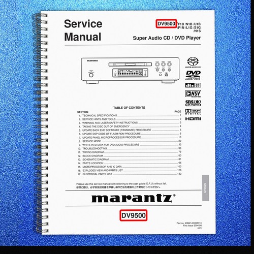 Marantz dv9500 super - marantz,