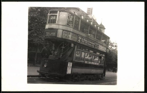 Photograph english tram - an,