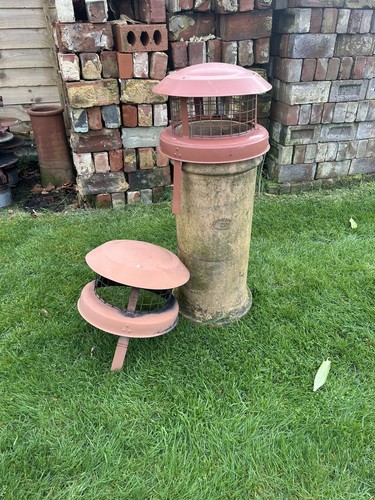 Pair chimney pot rain - of,