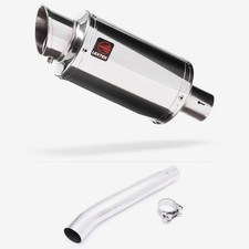 Lextek YP4 Stubby Exhaust 200mm with Link Pipe for Suzuki GSXR 1000 (01-06)