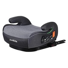 I-Size Booster Seat for Car with ISOFIX 125-150cm Group 2/3, 3-12Years Old Black