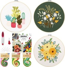 Embroidery Starter Kit 3 Pack