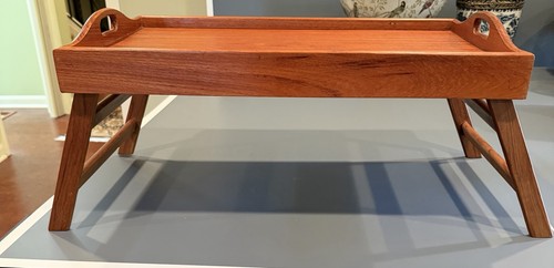 Vintage solid teak folding bed - folding,