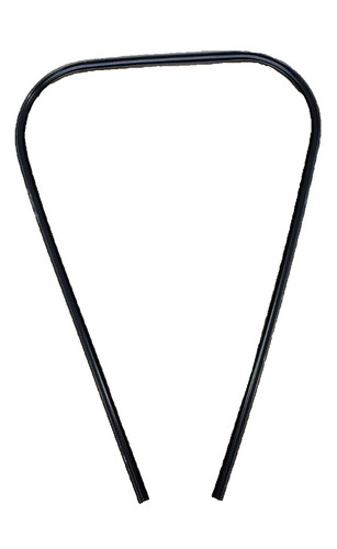 Vespa legshield trim - , black