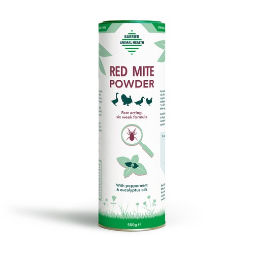 Red mite powder - red,