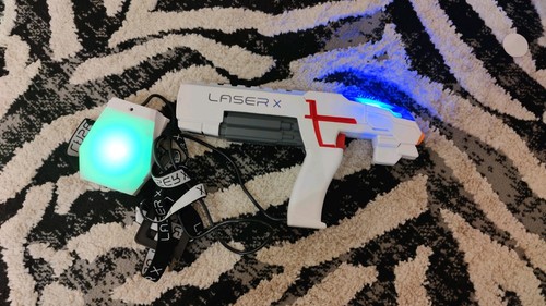Laser gun with body - x,