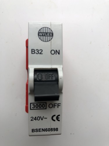 Wylex 32a mcb miniature - 32a,