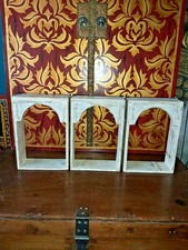 A SET OF THREE HANDMADE INDIAN