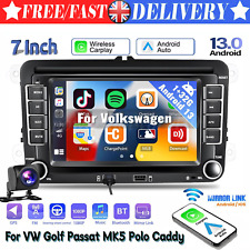 Apple CarPlay For VW GOLF MK5 MK6 EOS Car Stereo Radio Android 13 GPS NAVI 7 in
