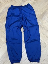 Vintage Adidas nylon windbreaker tracksuit bottoms size large 