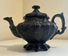 A Rare Scottish Black-Glazed Teapot c.1845