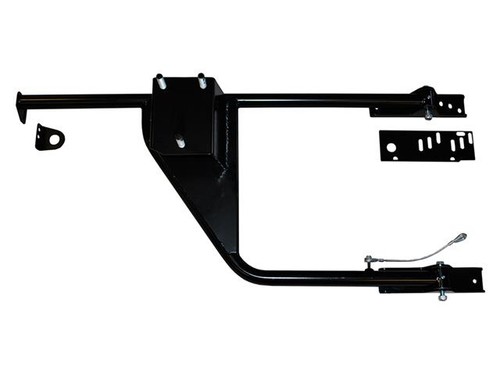 Swing away spare wheel carrier - wheel,