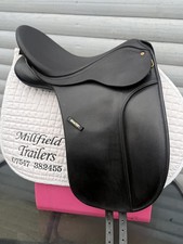 Black Wintec dressage saddle
