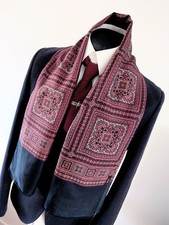 Men's Vintage Geometric Scarf