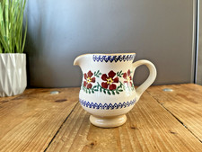 VINTAGE IRISH NICHOLAS MOSSE OLD ROSE SPONGEWARE STUDIO POTTERY CREAMER MILK JUG
