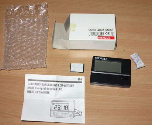 Kienzle lcd travel clock alarm - lcd,